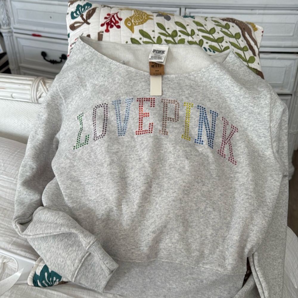 Victoria Secret Pink bling sweatshirt